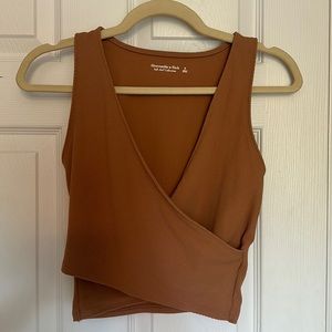 Abercrombie soft AF wrap top